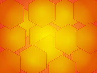 abstract background with hexagons