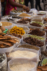  Different Indian Spices for Sale on Street. Indian Spices.