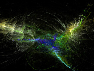 Imaginatory fractal abstract background Image