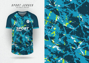 Background mock up for sports jersey, race jersey, running shirt, grunge pattern for sublimation.