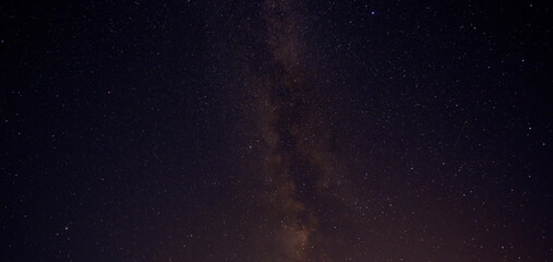 Night starry sky. Milky Way Abstract dark background.