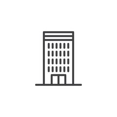 Business office line icon