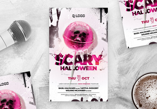 Halloween Club Flyer Poster