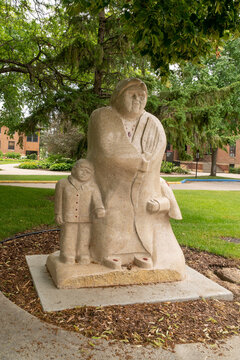 Grandmother Water Woman Sculpture at the University of Minnesota Morris