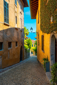Menaggio Streets At Day,  Menaggio Town, Lake Como, Italy