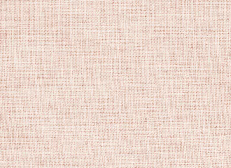Canvas texture background of cotton natural fabric cloth in pastel rose pink for wallpaper.