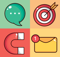 social media icons collection