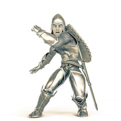 Fototapeta premium western knight cartoon