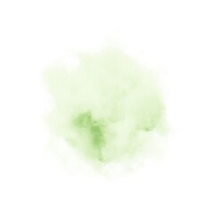 Fototapeta premium Green cloud on white background. 3d rendering. 
