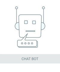 Chat Bot - Artificial Intelligence Icon