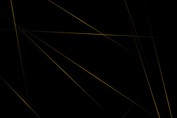 Fototapeta premium Abstract black with gold lines, triangles background modern design. Vector illustration EPS 10.