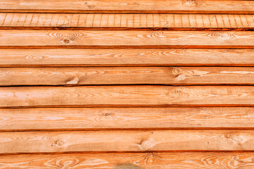 Wooden background, texture from boards in a row close-up.