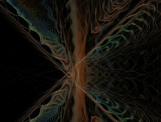 Obraz premium Imaginatory fractal abstract background Image