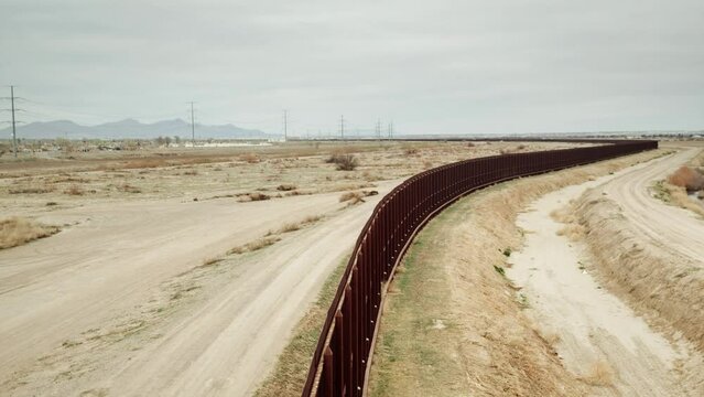 International border between Mexico and United States