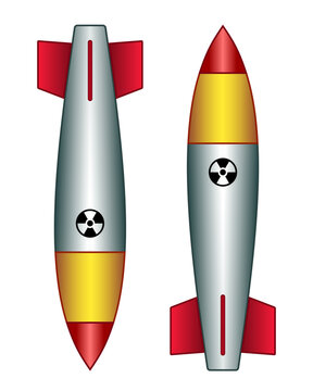 Nuclear bomb illustration