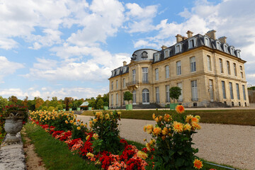 Fototapeta na wymiar View on Chateau de Champs in Champs-sur-Marne , France.
