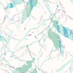 Naklejka premium Floral seamless patterns. Vector design for papeand other use