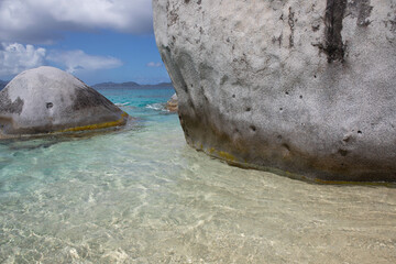 stone on the beach ,British Virgin Islands, Gorda