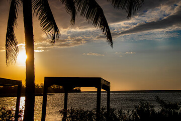 sunset on the beach, Jamaica