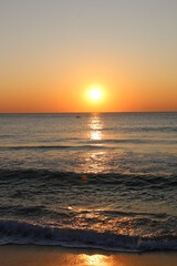 sunrise on the sea 