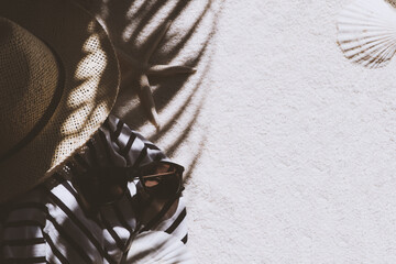 Sommer-Lifestyle-Hintergrund.Summer lifestyle background.