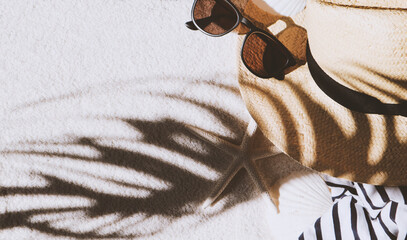 Sommer-Lifestyle-Hintergrund.Summer lifestyle background.