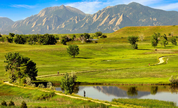 Boulder, Colorado's Eagle Trail is popular with bikers, hikers and horseback riders.