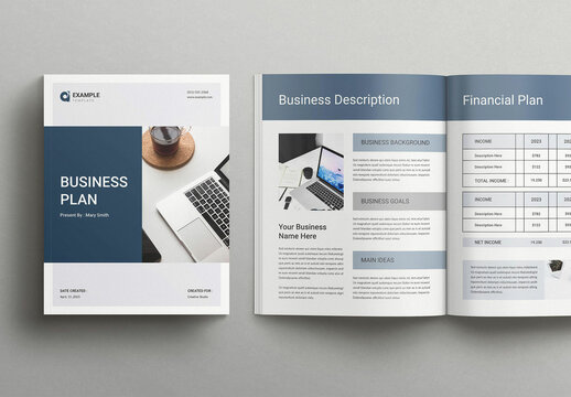 Business Plan Brochure Layout