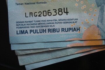 the back of the fifty thousand rupiah note