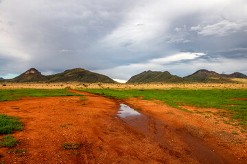 Fototapeta na wymiar Monsoons is Southern Arizona