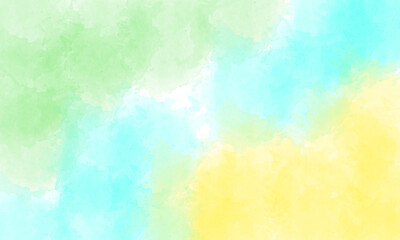 blue, yellow and green brush stack background