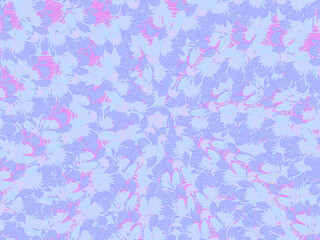 Blue and pink background with subtle floral motif. Abstract pattern. 