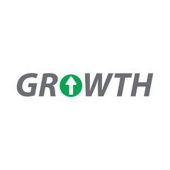Business growth steps chart arrow concept logo Free Vector