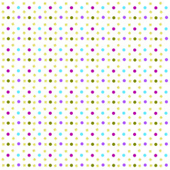 seamless pattern background with multicolored snowflakes,dot.christmas background.