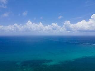 Aerial view of Playa del Carmen, Mexico