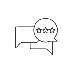 Customer review icons  symbol vector elements for infographic web