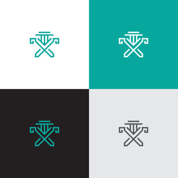 letter x. law. firm. attorney logo design