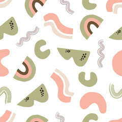 Fototapeta premium seamless pattern of cute shape for wallpaper