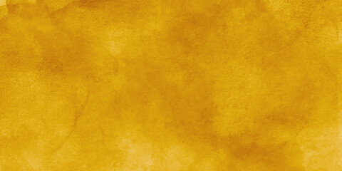 Abstract yellow background. Yellow stucco wall grungy background or texture