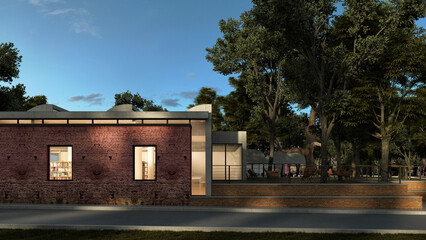 old house in the city