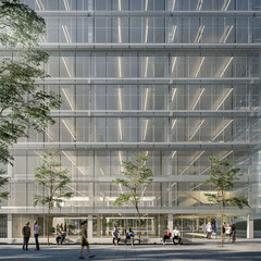 modern office building