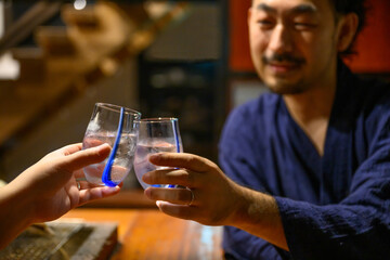 日本酒のカンパイ