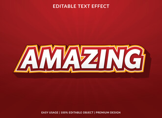 amazing editable text effect font template with abstract background style use for business logo