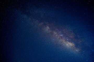 Naklejka na ściany i meble Milky way,galaxy,cosmos on dark sky