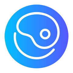 steak gradient icon