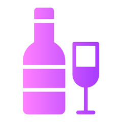 wine gradient icon