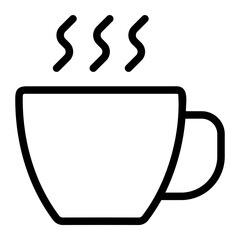 hot drink line icon