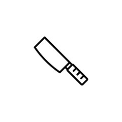 Cleaver line icon vector design