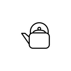Kettle line icon vector design
