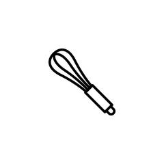 Whisk line icon vector design